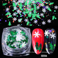 Eco-friendly PET cosmetic glitter nail glitter for christmas decoration